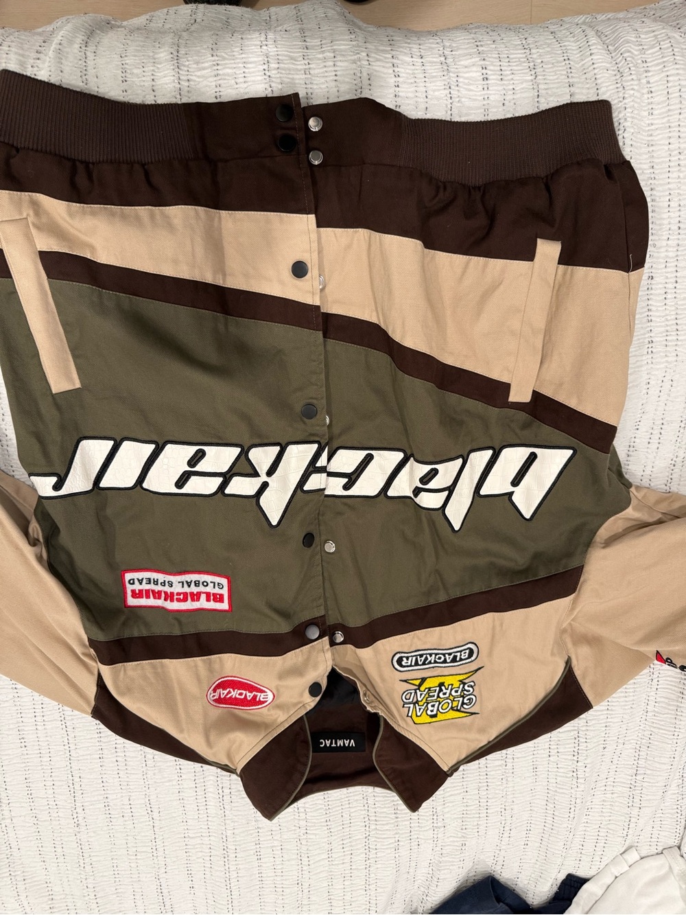 Racing Jacket Color Block Like New